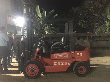 急客戶之所急，永新昌叉車服務(wù)暖人心